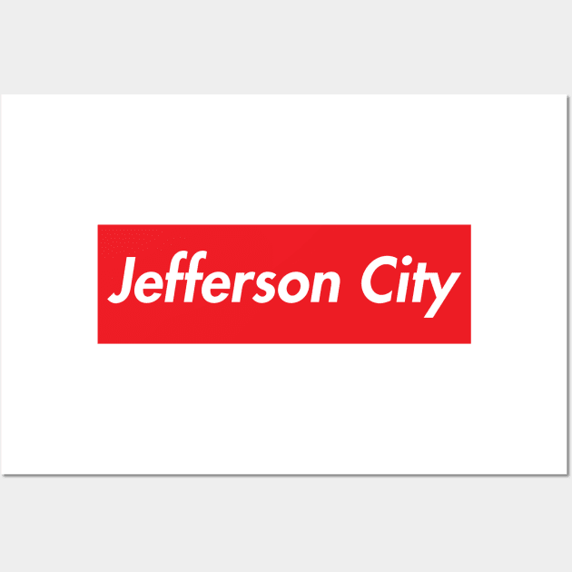 JEFFERSON CITY SUPER USA LOGO Wall Art by elsa-HD